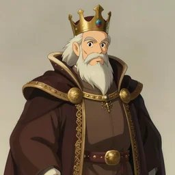 portrait of a medieval old king, artstation, cartoon, elegant, highly detailed, digital painting, concept art, smooth, sharp focus, illustration, art by ghibli, makoto shinkai, don bluth, fujita goro, jean giraud, akihiko yoshida 8 k