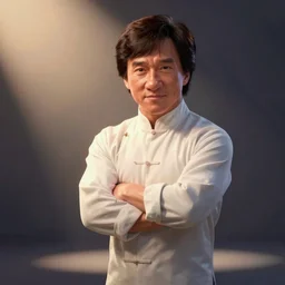 jackie chan in pixar style