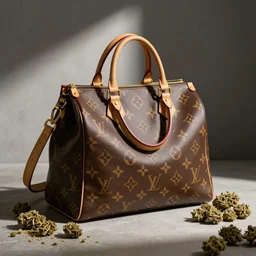 Louis Vuitton bag of weed