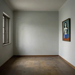 an empty room with an uneasy feeling, by edvard junjiito picasso
