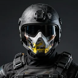 call of duty, battlefied, spec - ops head with mask, fallout design, special forces, dark design, professional photo, intricate details