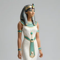 demetria mckinney ancient egyptian, white and teal dress, intricate, elegant, highly detailed, digital painting, artstation, concept art, sharp focus, illustration, orientalism, edwin long, theodore ralli, aleksi briclot, rutkowski, bouguereau