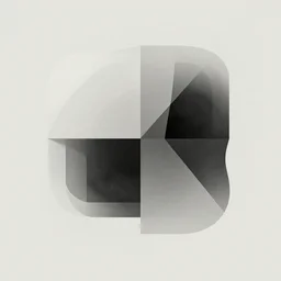 minimal design, shapes, wipeout ps 1, mirrors edge, sterile colours, abstract artwork in the style of the designer's republic