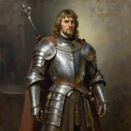 A heroic paladin, he wears robes and armour. Award winning oil painting by, ross tran, Thomas Cole and Wayne Barlowe. Highly detailed