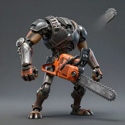 alive chainsaw with arms and legs. concept art, extremely high details, octane render, artstation contest winner, digital art by slawomir maniak, chris rahn, simon stalenhag. masterpiece