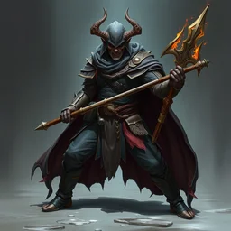 a dragonborn warlock dnd character, epic pose, by chengwei pan