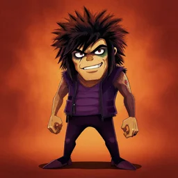 gorillaz, official art by jamie hewlett, press shot, phase 2, wallpaper