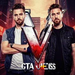 Vsauce Michael GTA V cover art, Stephen Bliss,