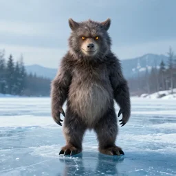 a creature under the ice