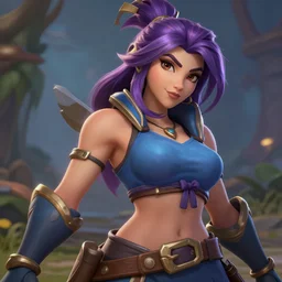 still of pretty KDA More Miss Fortune (wild rift) close up in a music video. 3d render, octane render, game art, realistic, highly detailed, trending on artstation, 4k, trending on artstation, cgsociety, unreal engine 5, redshift render, trending on artstation, blender, behance, cg