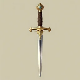ornate floating symmetrical sword hilt, illustration, elegant, digital painting, art nouveau
