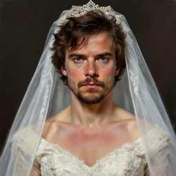 peter dinklage as the bride ( ( ( kill bill ) ) ), digital painting, extremely detailed, 4 k, intricate, brush strokes, mark arian, artgerm, bastien lecouffe - deharme