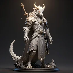a 3 d model of a cleric beast ( bloodborne ) found in the game files of death stranding