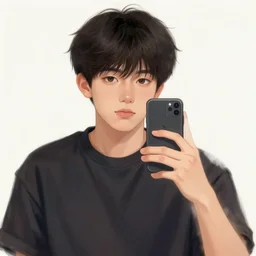 boyfriend from friday night funkin in real life, digital art, realistic