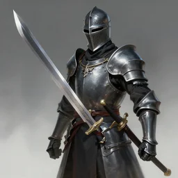 a knight with a large sword, digital painting masterpiece by kentaro miura and frank frazetta, hyper detailed, realism, gorgeous, beautiful, 4 k manga wallpaper, inspired by berserk