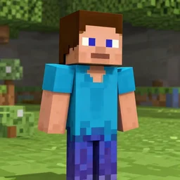 Screenshot of Emma Watson in Minecraft