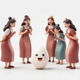 queens guard laughing at a dancing egg, high quality photograph