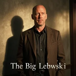 bruce willis as The Dude in The Big Lebowski