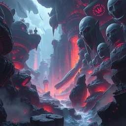 a psychedelic rift of chaos in the style of wlop and greg rutkowski, illustration, epic, fantasy, hyper detailed, smooth, unreal engine, sharp focus, ray tracing
