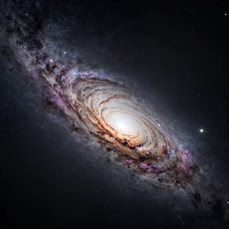 Milky Way as seen in the night sky of an alien planet, NASA true color image