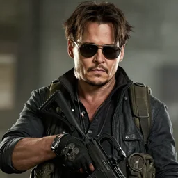 Johnny Depp in call of duty 4k detail