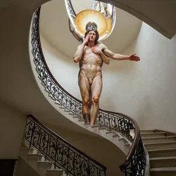 staircase, house staircase, da vinci staircase, beauty, room, divine expression, expressionism, paradox, pain, suffering, logos, staircase of personal myth, absolute beauty