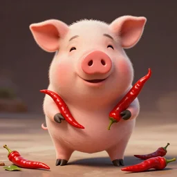 red hot chilli peppa pig