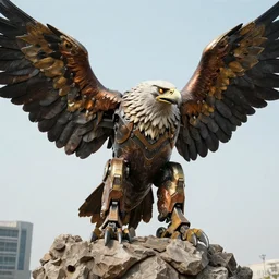giant mechanized eagle