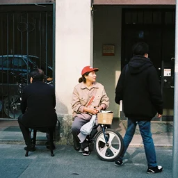 Candid Street Photography. Kodak Elite Chrome 100
