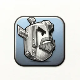 anime pencil as clash of clans app icon