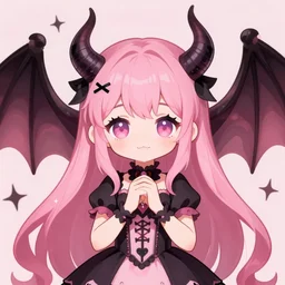 immortal novice vampire princess summons demons from hell cute colorful pink gothic girly 4 k high definition artstation trending path traced contrast light and dark colorful bokeh massive scale cinematic breathtaking happy, art by greg rutkowski
