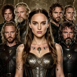 natalie portman, legendary warrior, heroic fighter, lord of the rings, tattoos, decorative ornaments, battle armor, by omar ortiz, carl spitzweg, ismail inceoglu, vdragan bibin, hans thoma, greg rutkowski, wayne forrest, samuel silva, perfect face, fine details, centered, rule of thirds, photorealistic shading