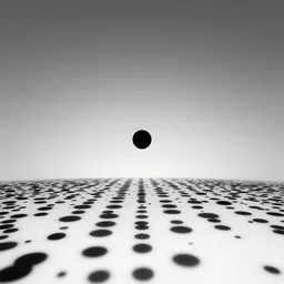 black dot in the sky, liminal space, greg rutowski, volumetric lighting, 8 k, hd