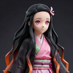 nezuko, smooth vibrancy, high detail texture, lighting, 8 k, hyper detailed, digital art, trending in artstation, cinematic lighting, studio quality, smooth render, unreal engine 5 rendered, octane rendered, art style by popularity _ choi and klimt and nixeu and ian sprigger and wlop and krenz cushart