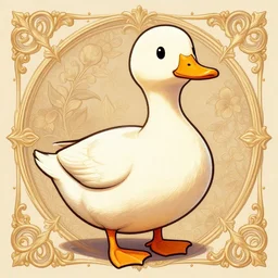 a single duck, art style ben garrison!!!!!!!!!!!!!!!! drawn by ben garrison, iconic, masterpiece, ornate and detailed, cartoon