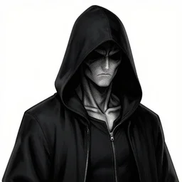 the omnipotent assassin, vivid award winning digital artwork, intricate linework, black sharp hooded cybernetic athletic armor cloak, beautiful iridescent colors, sharp focus, technology, ornate gothic baroque spikes, glowing face, detailed realistic, ray tracing, colored gems, character art by wlop and greg rutkowski and artgerm