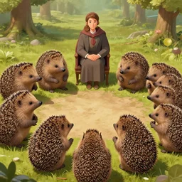The Great council of hedgehogs judges the fate of the last human.
