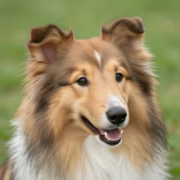 ultra detailed portrait of a sheltie