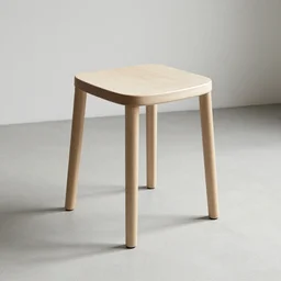 a minimalistic stool by Zaha hadid