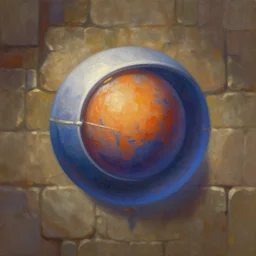 stylized overwatch blizzard handpainted medieval texture of a stone wall by michael vicente, orb, oilpainting, substance painter, substance designer, unreal engine