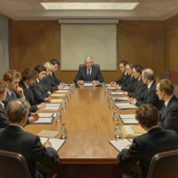 very beautiful oil painting titled an incredibly boring conference, classical masterpiece, hq, 4 k, trending on artstation