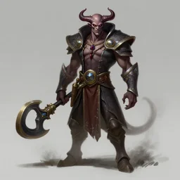 concept art of league of legends character gentleman from hell by piotr jablonski