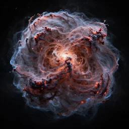 a realistic mesmerizing gas cloud in the shape of the evil, intricate, detailed, trending on artststion