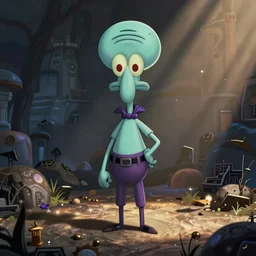 squidward as Disney Charchater