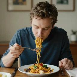 seth rogen eating dinner