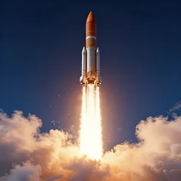 kerbal space program, epic launch, 4 k, 8 k, trending on artstation, cgsociety
