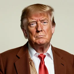 a portrait of a 1 9 6 0 s hippie looking like donald trump