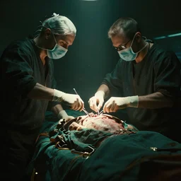 ripper doc surgery corpse. low light. diffuse ambience. Cyberpunk 2077. CP2077. 3840 x 2160