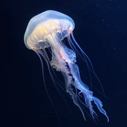 jellyfish with barbed wire tentacles