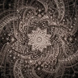 intricate fractal abstraction, artstation, carl larsson, m. w. kaluta